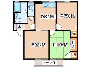 グランド・エステ－トの物件間取画像